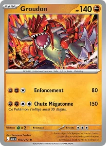 Carte Pokémon Groudon 108/295 — Héros Transcendants