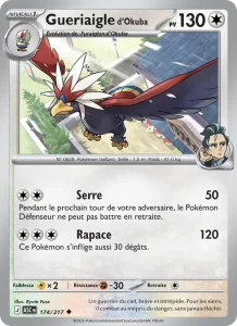 Carte Pokémon Gueriaigle d'Okuba 174/295 — Héros Transcendants