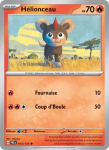 Carte Pokémon Hélionceau 015/131 — Évolutions Prismatiques