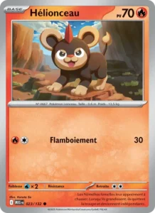 Carte Pokémon Hélionceau 023/132 — Méga-Évolution