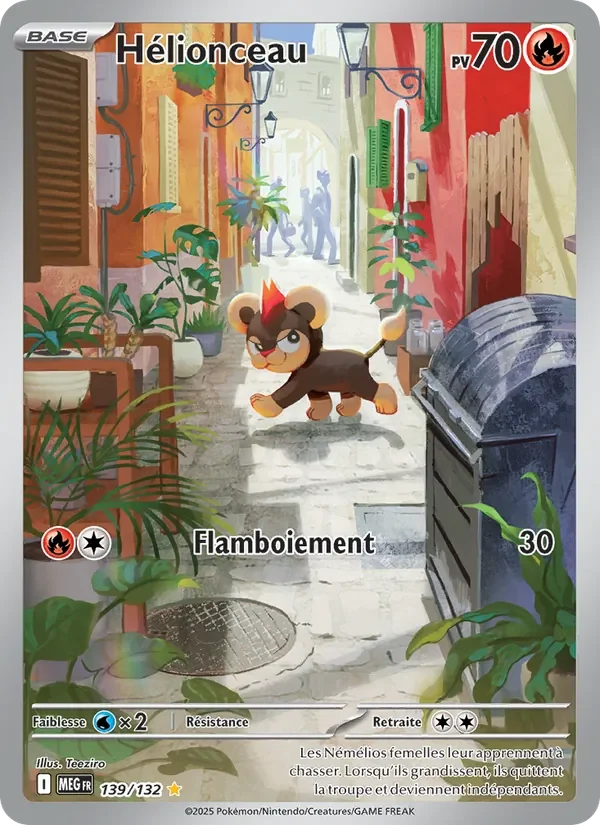 Carte Pokémon Hélionceau 139/132 — Méga-Évolution