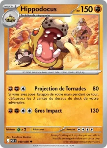 Carte Pokémon Hippodocus 040/124 — Équilibre Parfait