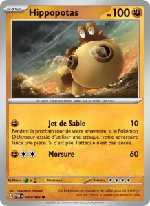 Carte Pokémon Hippopotas 039/124 — Équilibre Parfait