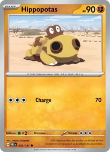 Carte Pokémon Hippopotas 052/131 — Évolutions Prismatiques