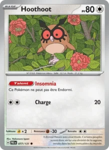 Carte Pokémon Hoothoot 077/131 — Évolutions Prismatiques