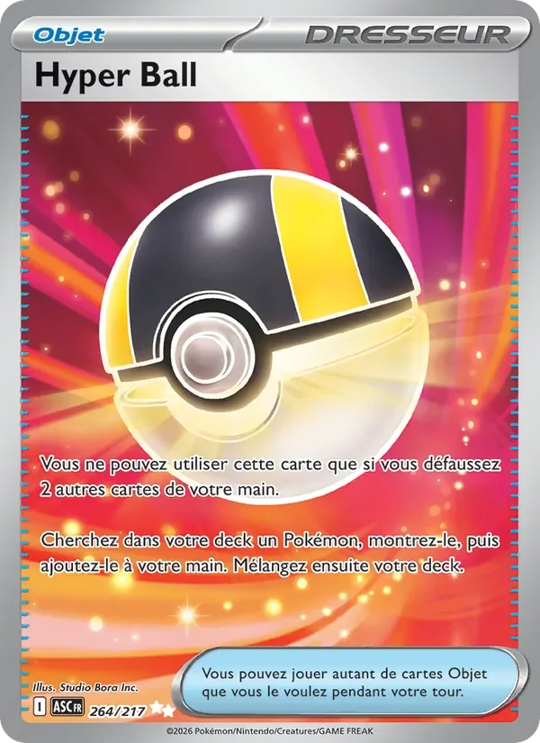 Carte Pokémon Hyper Ball 264/295 — Héros Transcendants