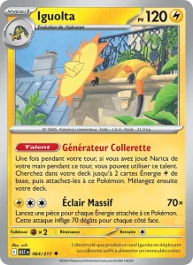 Carte Pokémon Iguolta 064/295 — Héros Transcendants
