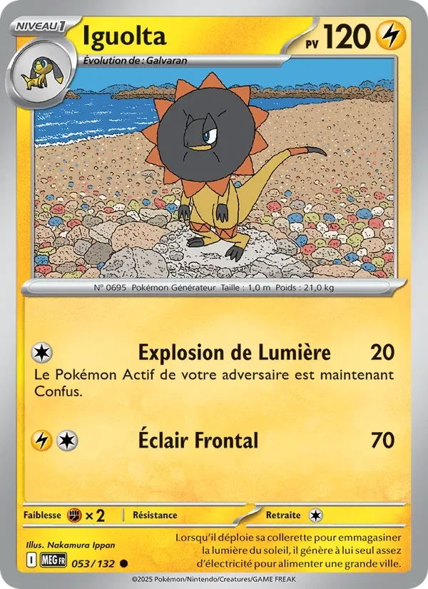 Carte Pokémon Iguolta 053/132 — Méga-Évolution