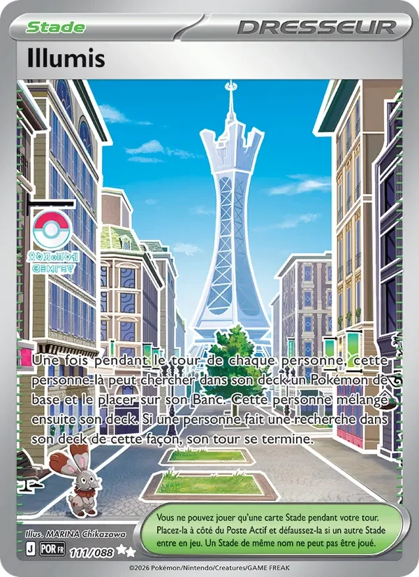 Carte Pokémon Illumis 111/124 — Équilibre Parfait