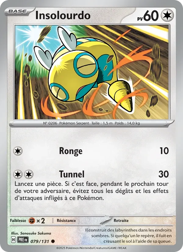 Carte Pokémon Insolourdo 079/131 — Évolutions Prismatiques