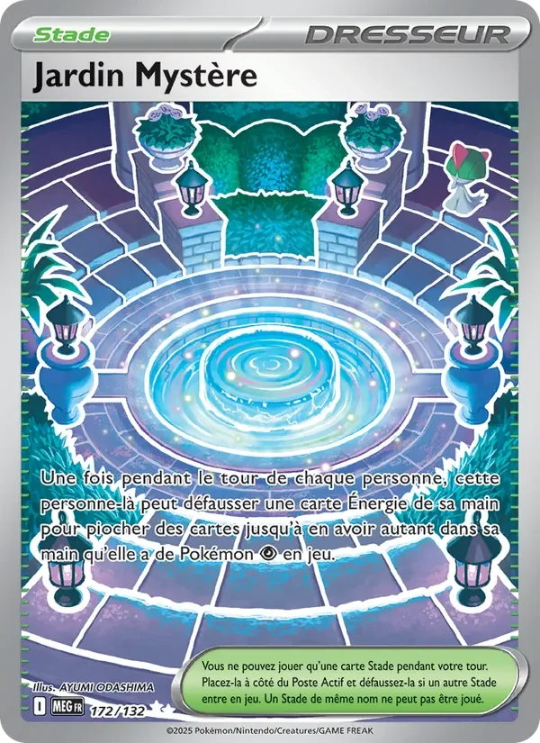 Carte Pokémon Jardin Mystère 172/132 — Méga-Évolution