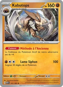Carte Pokémon Kabutops 141/165 — 151