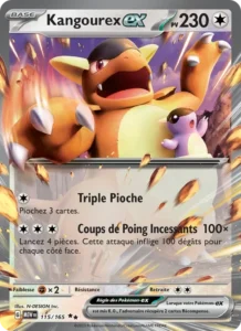 Carte Pokémon Kangourex-ex 115/165 — 151