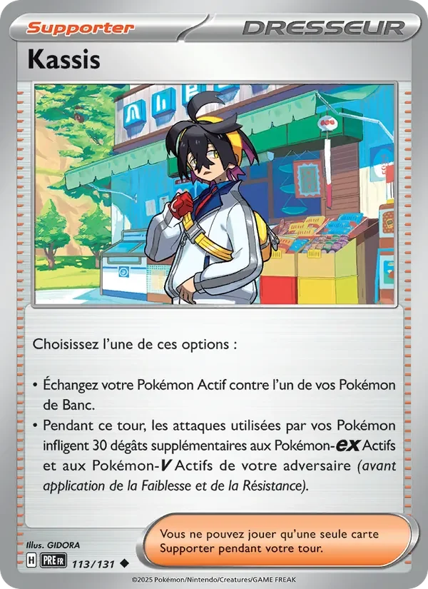 Carte Pokémon Kassis 113/131 — Évolutions Prismatiques