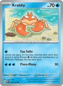 Carte Pokémon Krabby 098/165 — 151