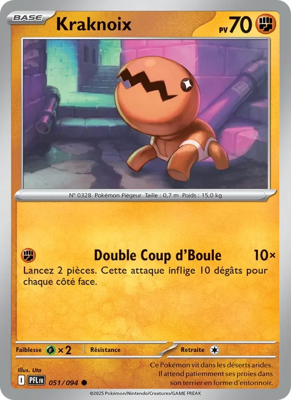 Carte Pokémon Kraknoix 051/094 — Flammes Fantasmagoriques
