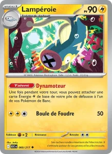 Carte Pokémon Lampéroie 060/295 — Héros Transcendants