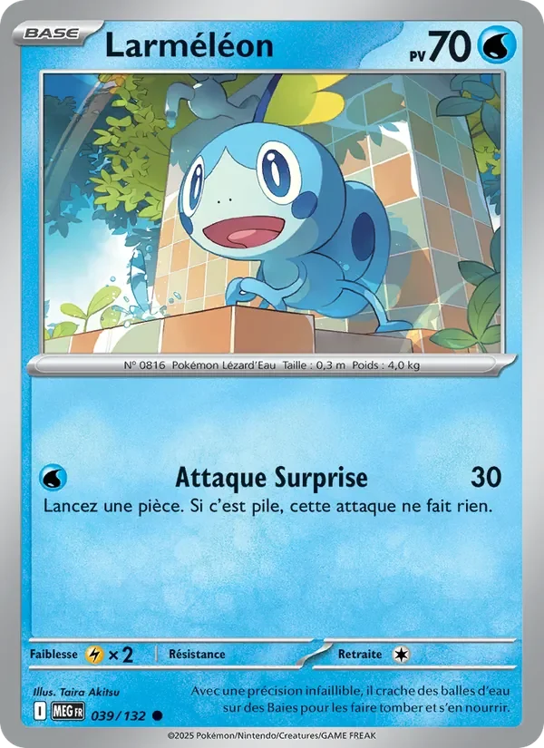 Carte Pokémon Larméléon 039/132 — Méga-Évolution
