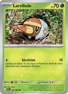 Carte Pokémon Larvibule 002/120 — Nuit Noire