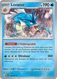 Carte Pokémon Léviator 130/165 — 151