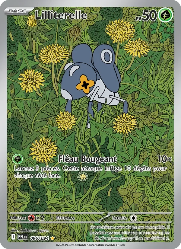 Carte Pokémon Lilliterelle 096/094 — Flammes Fantasmagoriques