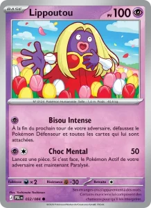 Carte Pokémon Lippoutou 032/120 — Nuit Noire