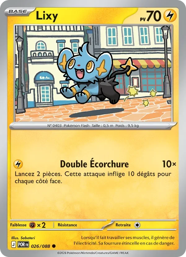 Carte Pokémon Lixy 026/124 — Équilibre Parfait