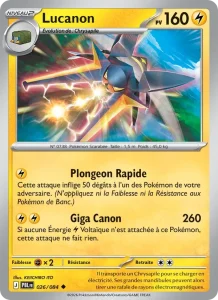 Carte Pokémon Lucanon 026/120 — Nuit Noire