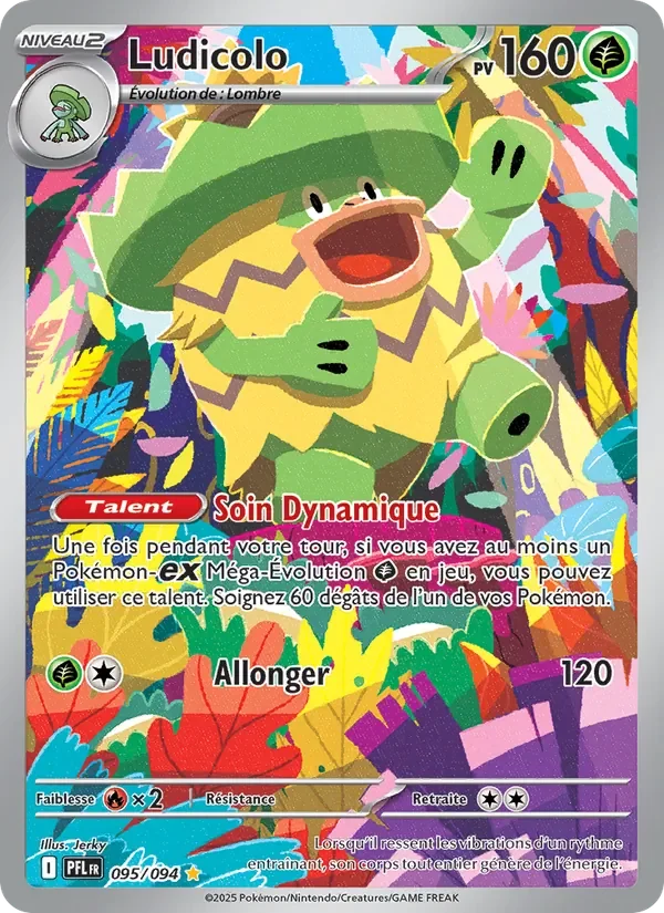 Carte Pokémon Ludicolo 095/094 — Flammes Fantasmagoriques