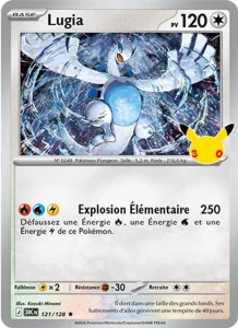 Carte Pokémon Lugia 121/128 du set 30e Anniversaire