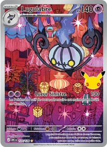 Carte Pokémon Lugulabre 137/128 du set 30e Anniversaire