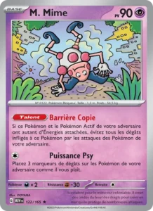 Carte Pokémon M. Mime 122/165 — 151