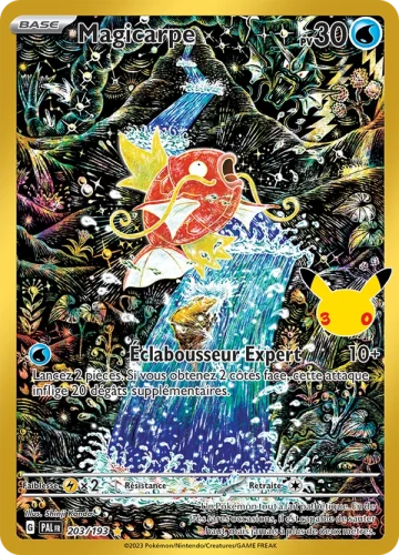Carte Pokémon Magicarpe 203/193, extension Pokémon 30e Anniversaire