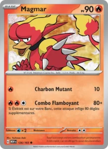 Carte Pokémon Magmar 126/165 — 151