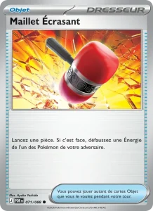 Carte Pokémon Maillet Écrasant 071/124 — Équilibre Parfait