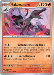 Carte Pokémon Malamandre 035/295 — Héros Transcendants