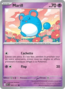 Carte Pokémon Marill 083/295 — Héros Transcendants