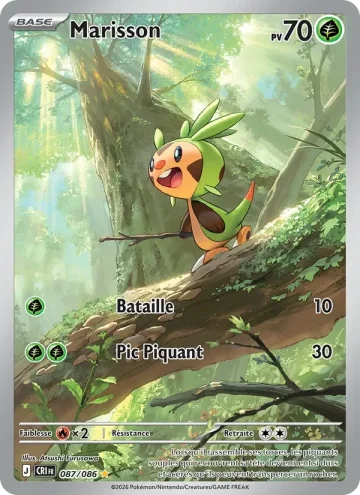 Carte Pokémon Marisson 087/086, extension Chaos Ascendant