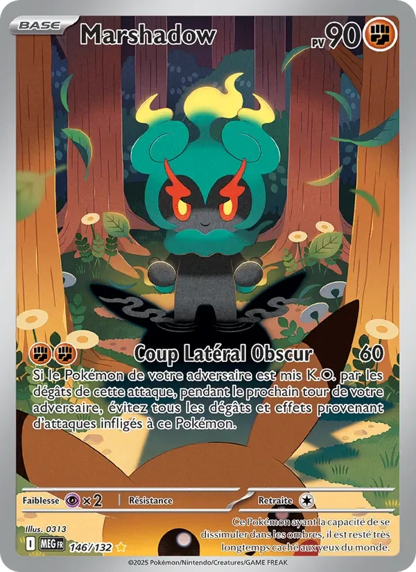 Carte Pokémon Marshadow 146/132 — Méga-Évolution