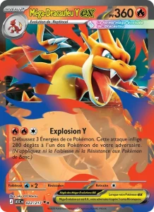 Carte Pokémon Méga-Dracaufeu Y-ex 022/295 — Héros Transcendants