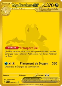 Carte Pokémon Méga-Dracolosse-ex 295/295 — Héros Transcendants