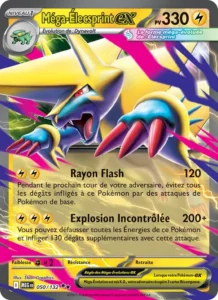 Carte Pokémon Méga-Élecsprint-ex 050/132 — Méga-Évolution