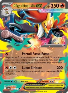 Carte Pokémon Méga-Goupelin-ex 008/120 — Nuit Noire
