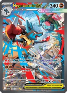 Carte Pokémon Méga-Lucario-ex 179/132 — Méga-Évolution