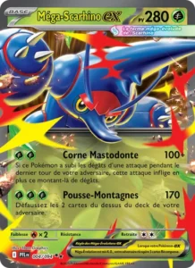Carte Pokémon Méga-Scarhino-ex 004/094 — Flammes Fantasmagoriques