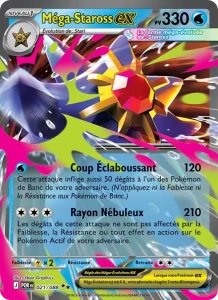 Carte Pokémon Méga-Staross-ex 021/124 — Équilibre Parfait