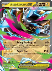Carte Pokémon Méga-Zeraora-ex 027/120 — Nuit Noire