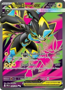 Carte Pokémon Méga-Zeraora-ex 098/120 — Nuit Noire