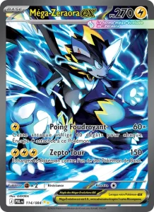Carte Pokémon Méga-Zeraora-ex 114/120 — Nuit Noire