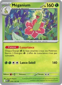 Carte Pokémon Méganium 010/132 — Méga-Évolution